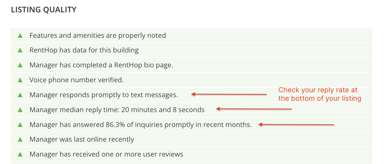 Reply Rate